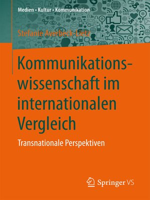 cover image of Kommunikationswissenschaft im internationalen Vergleich